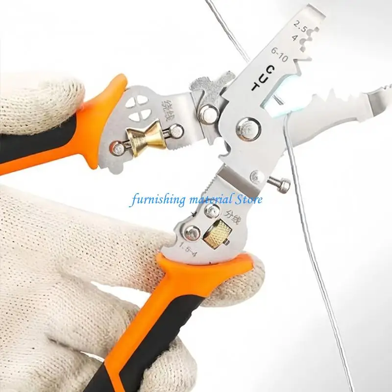 

Y5GD Wire Stripper Multifunction Crimping Pliers Electrician Wire Splitters Winding