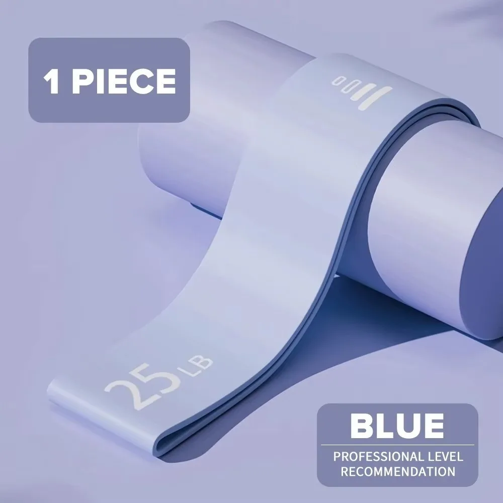 Anti-Slip Buttock Resistance Band Leg Hip Circle Expander 4 Resistance Levels Elastic Multi-Level Loops Silicone Stretching