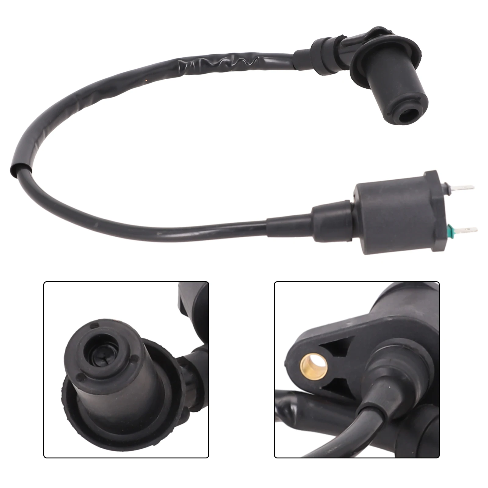 Bobina de encendido de motocicleta, bobina de encendido para ciclomotor, bicicleta, Scooter, TRX300, GY6, motor de 50CC, 125CC, 150CC, 55cm, 12V, plástico
