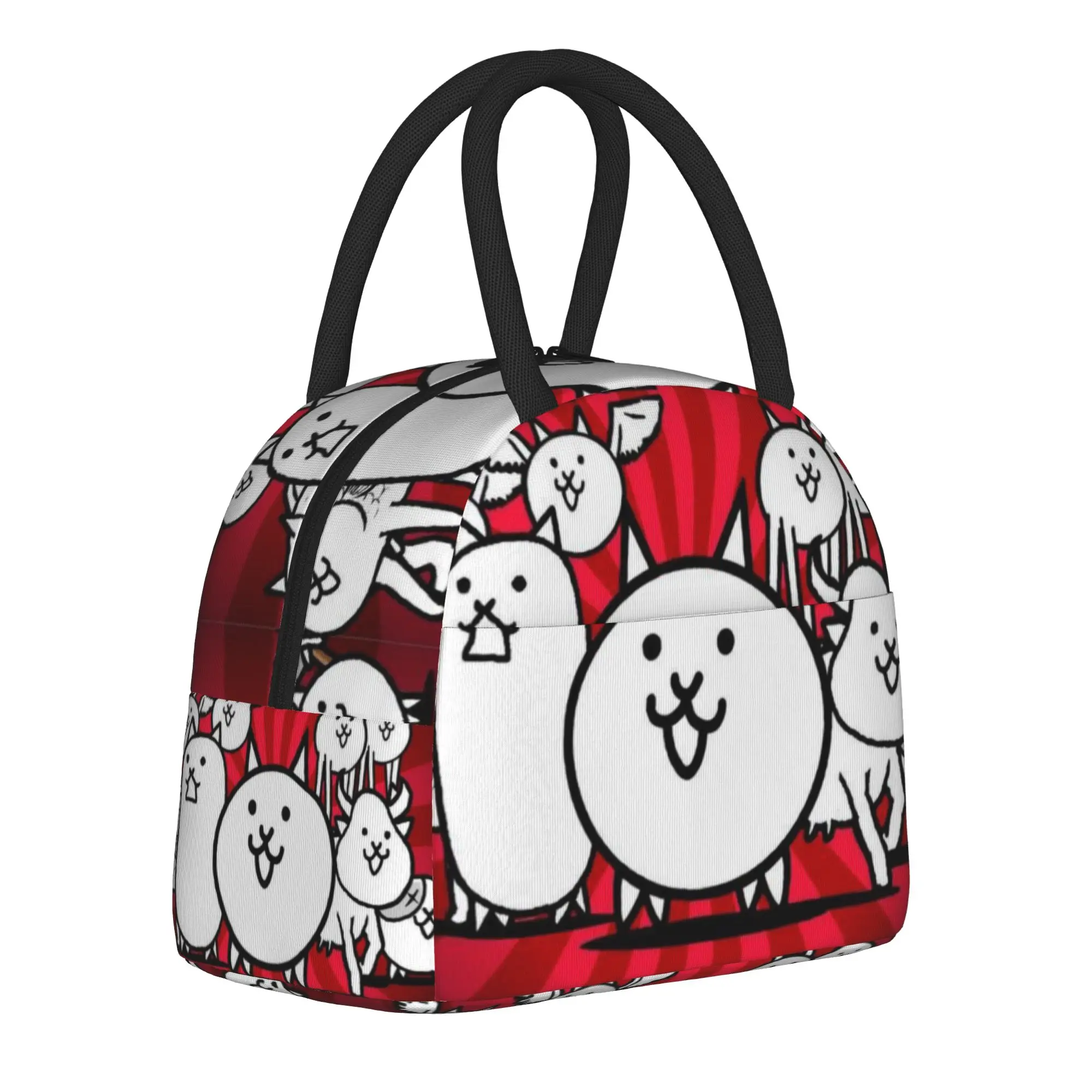 Battle Cats Rangers Thermal Insulated Lunch Bag for Picnic  Portable Bento Box Men Women Cooler Thermal Lunch Boxes