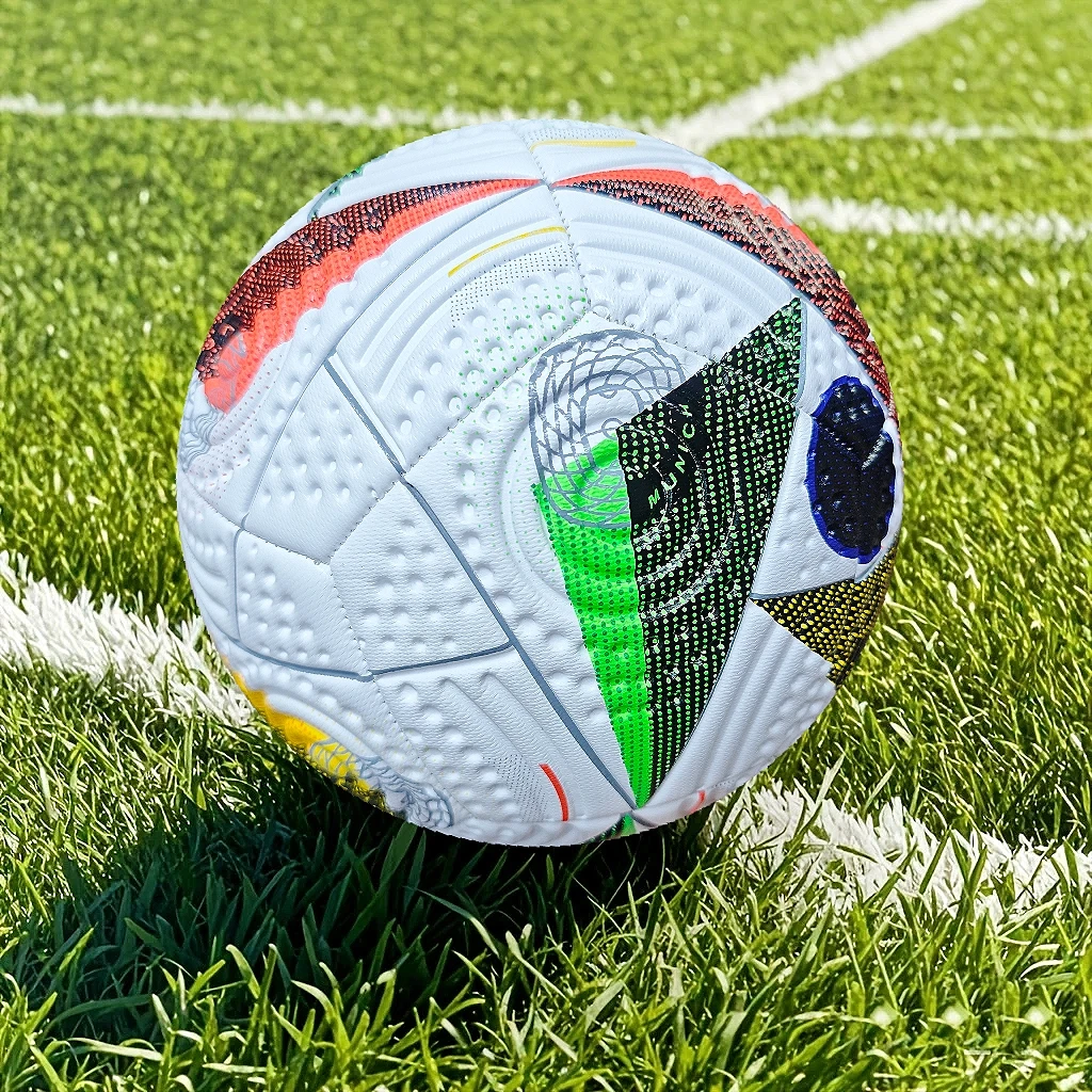 

1PC Soccer Balls Standard Size 5 Machine-Stitched Ball PU Material Sports League Match Football Training Balls Futbol Voetbal