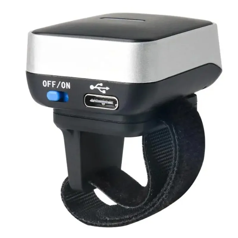 

НОВЫЙ портативный беспроводной USB-интерфейс Plug and Play с кольцом 1D 2D-сканер штрих-кода для логистики, склада Superma