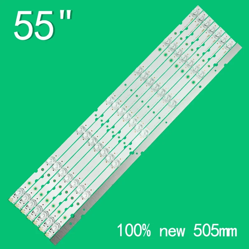 LED backlight 55D8-3030F2 YHE-4C-LB5507-YH10J 1-8X7-LX20190404 for LVU550NEBL 55S525 55D8