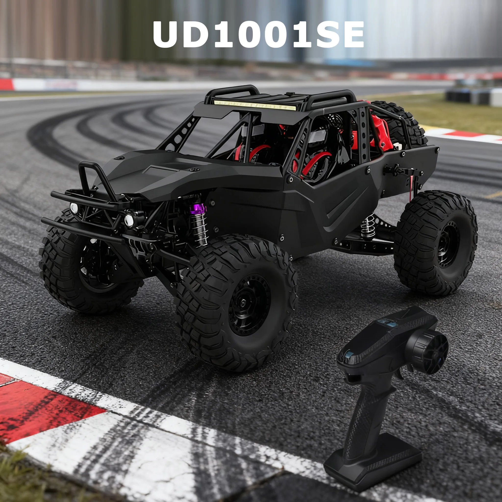 

1/10 UD1001SE 4WD RC car 2.4GHZ RS Brushless Non Inductive Splash Proof Motor Simulation all Terrain Desert Off-road Truck Model