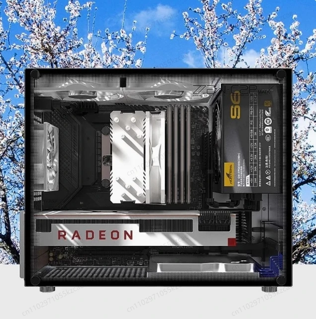 K88 Mini Computer Case | All-Aluminum MATX/ITX Chassis with Glass Side Panel