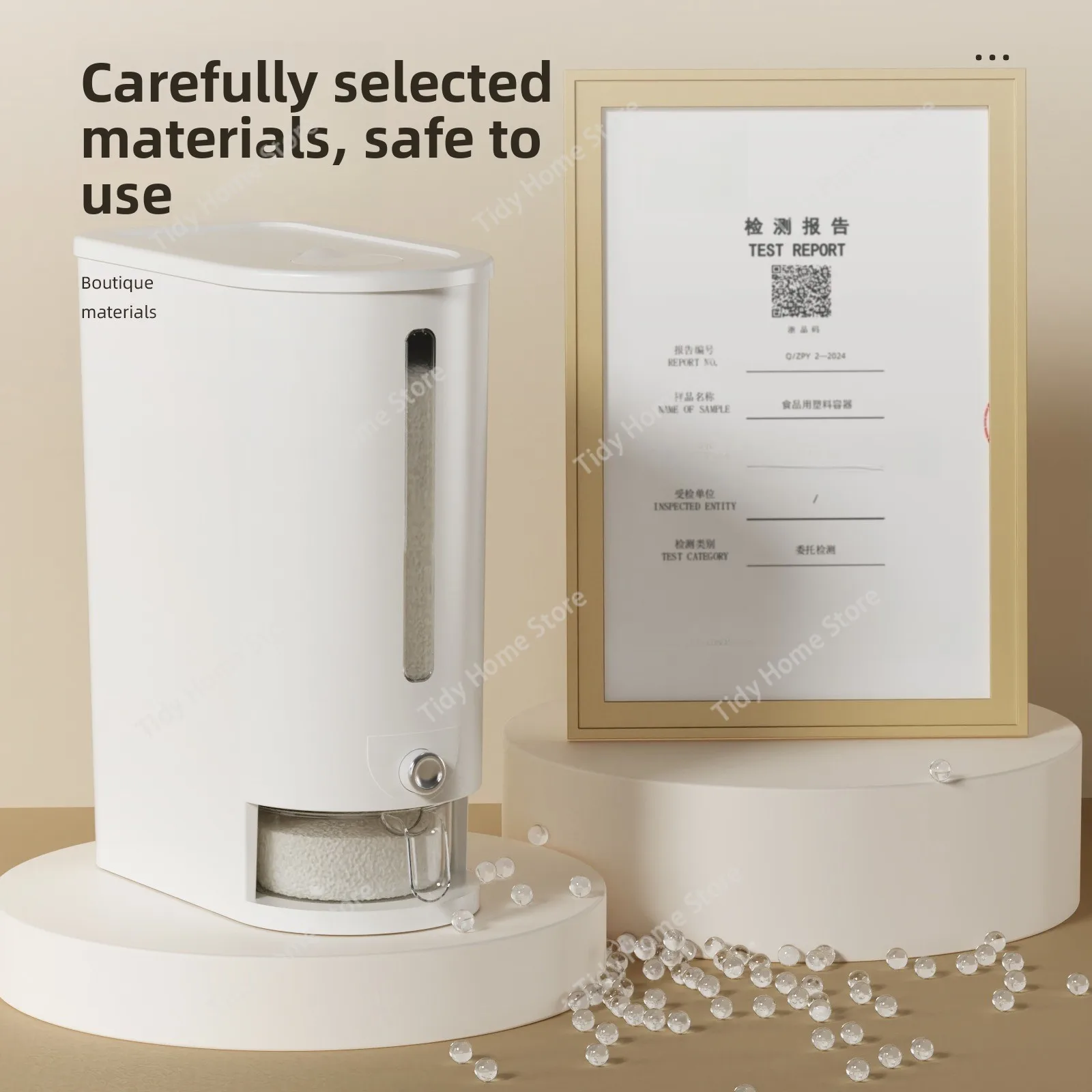 دلو أرز بلاستيكي جديد، دلو مختوم مقاوم للحشرات والرطوبة، جرة أرز، خزان تخزين الدقيق، صندوق تخزين الحبوب الخشنة