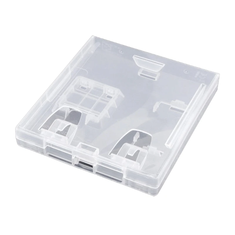 Clear White Protective Cartridge Holder Case For 3DS 2DS Modern Gaming Systems