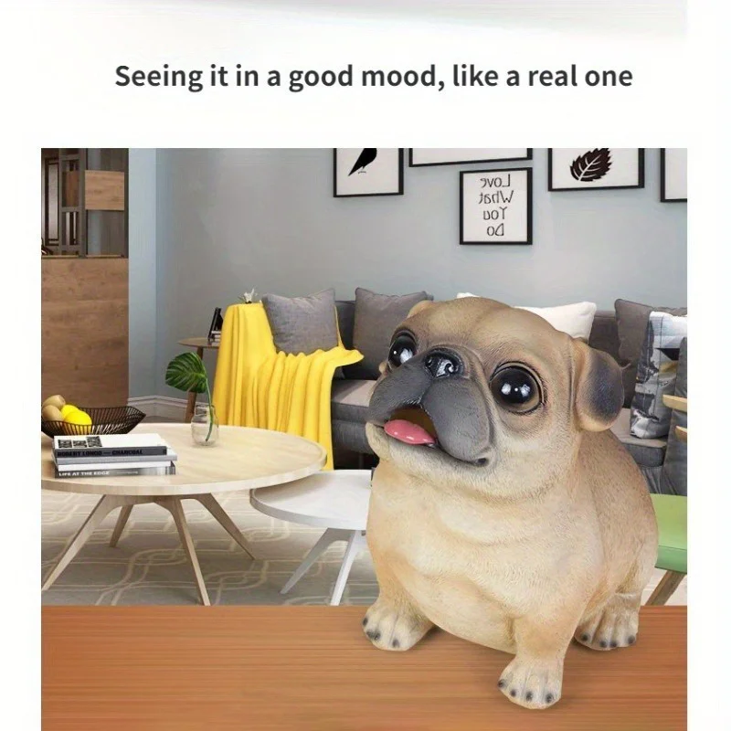 قطعة واحدة من حصالة الورق المصنوعة من الراتنج - حصالة على شكل حيوانات كبيرة للبالغين، هدايا الحفلات، ديكور المنزل. #6