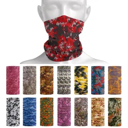 Tactical Camouflage Bandana Neck Gaiter Women Balaclava Men Wargame CP Outdoor Hunting Cycling Face Mask Scarf Running Headband