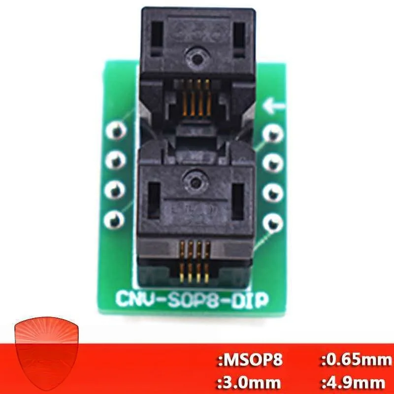 656-1082211 chip test stand MSOP8 burning stand WELL-SCTI spacing 0.65MM testing fixture