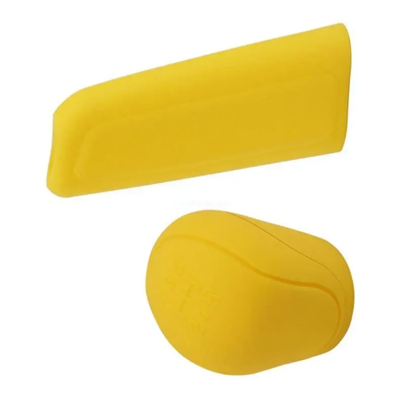 Car Gear Shifter Knob Cover Set Silicone Handbrake Cover Gear Hand Knob Sleeves Dropship