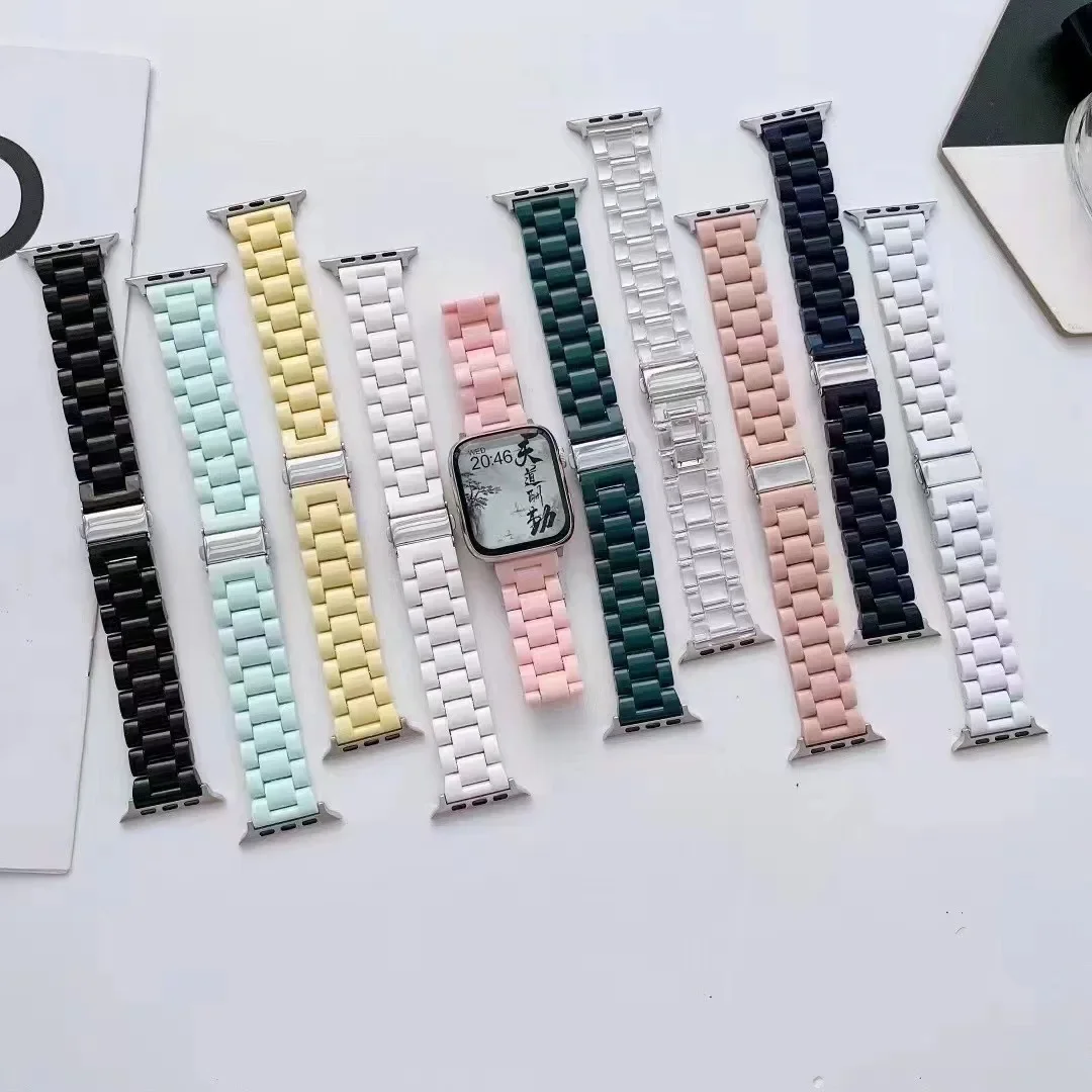 Candy Strap for Apple Watch Band 46mm 44mm 40mm 41mm 45mm 42mm Adjustable Bracelet Iwatch Series 10 9/8/7/SE 6 5 4 Ultra 2 49mm