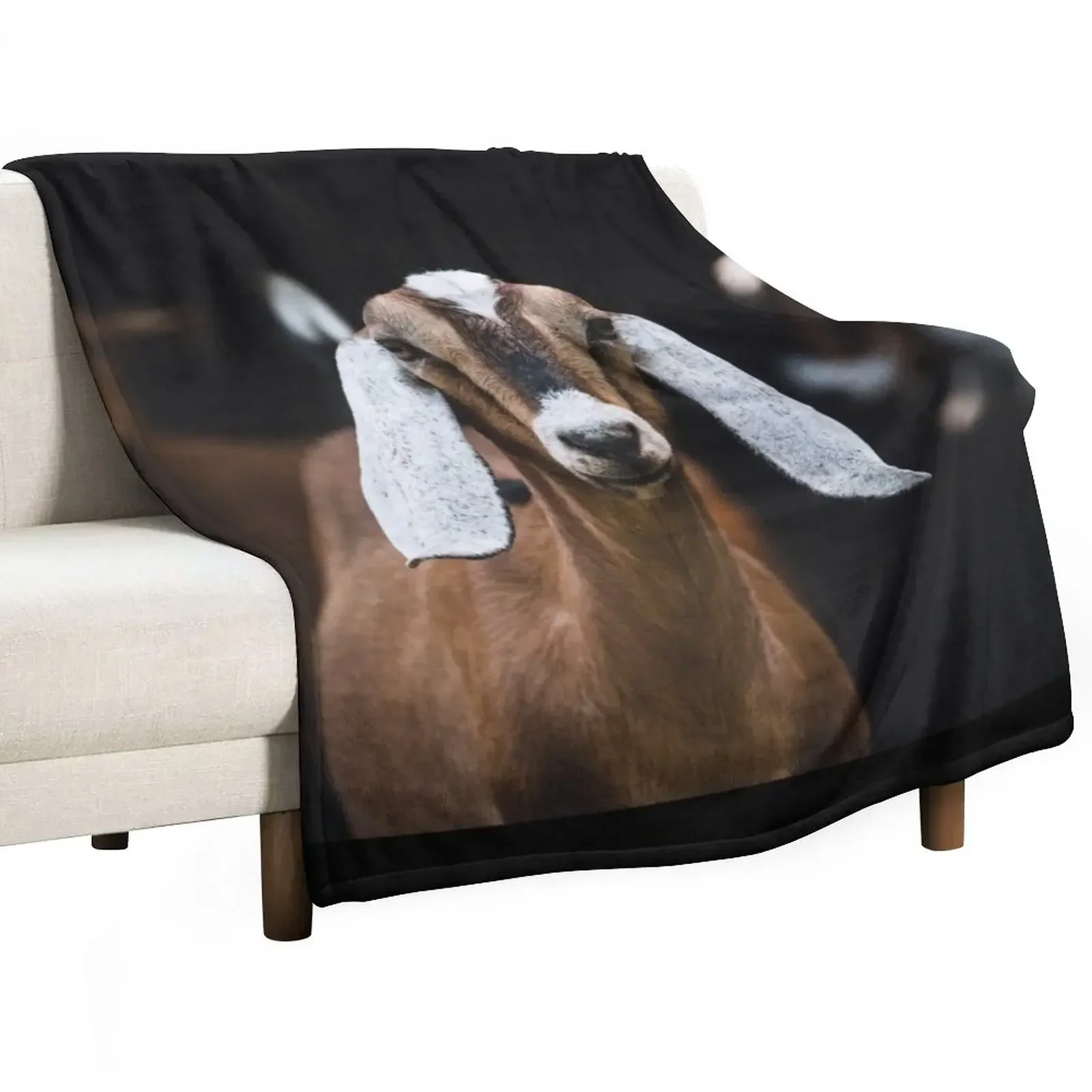 

Nubian doe Throw Blanket Hairys Decorative Sofa Dorm Room Essentials Designers Blankets