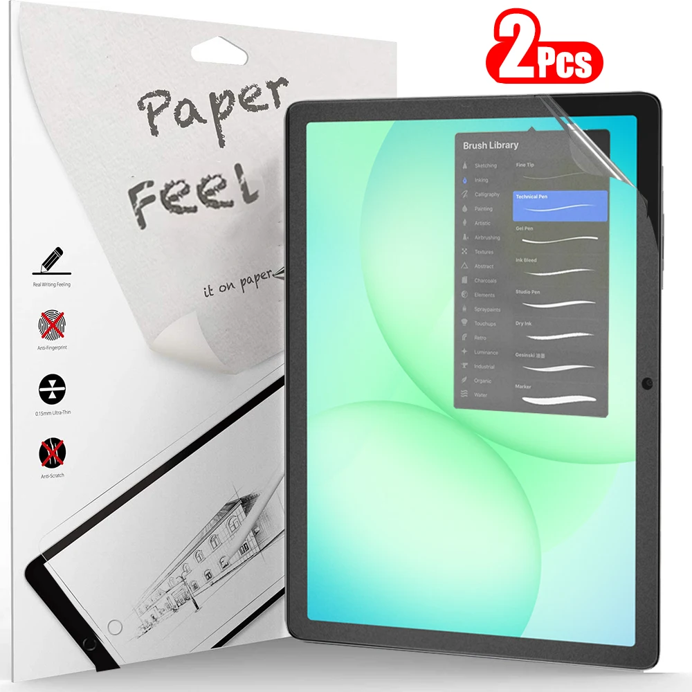 

2Pcs Paper Feel Like Screen Protector for Samsung Galaxy Tab A11 A9 Plus A11+ A9+ A11 A9 8.7 Film No Glass