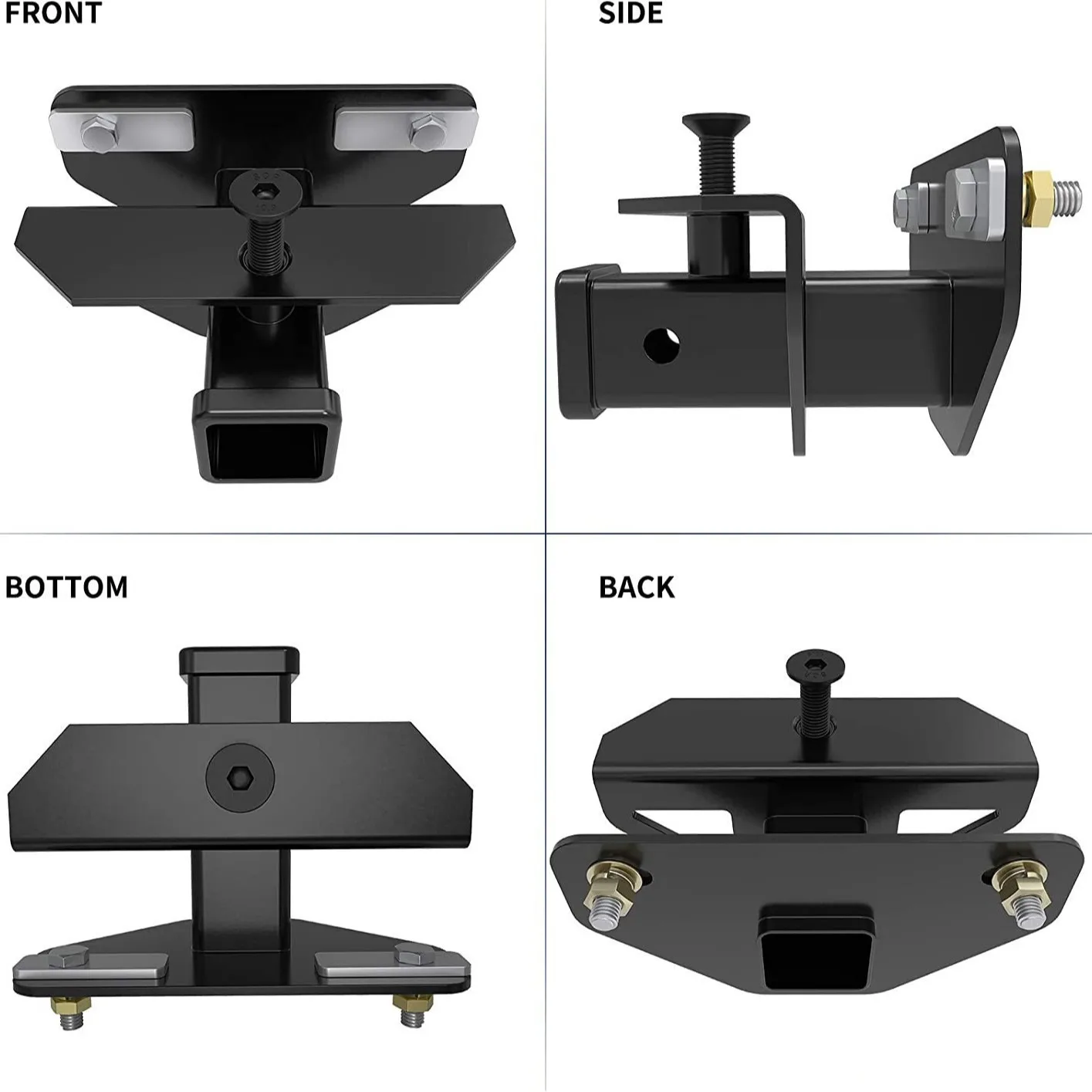 New Universal Steel Tow Hitch Hook With Robust Trailer Arm For Off-Road Vehicles For Trucks RV Campers 350 Lbs Tractive Ability