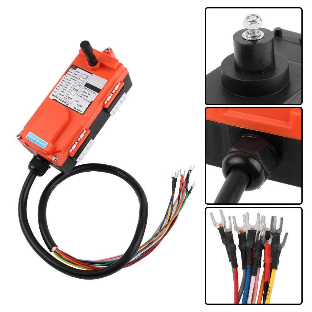 2 Transmitter 1Receiver DMWD Brand F21-E1B Crane Driving Hoist Industrial Wireless Remote Control Switches DC24V 220V380V