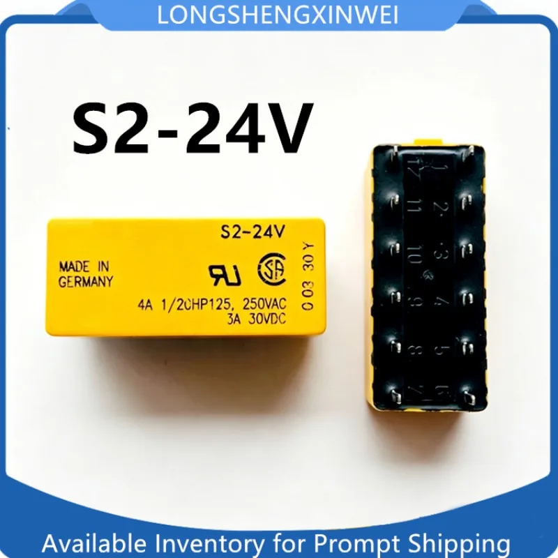 1PCS New S2-24V Original 12 Pin Relay in Stock