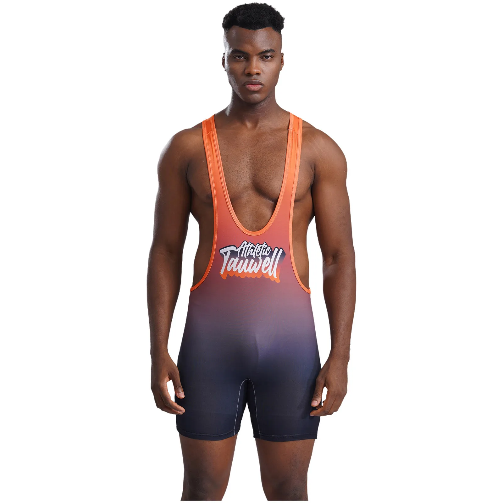 Mens Wrestling Singlet Boxing Practicing Bodysuits Athletic Muscle Showing Bodybuilding Supporters Leotard Shapewear Costumes