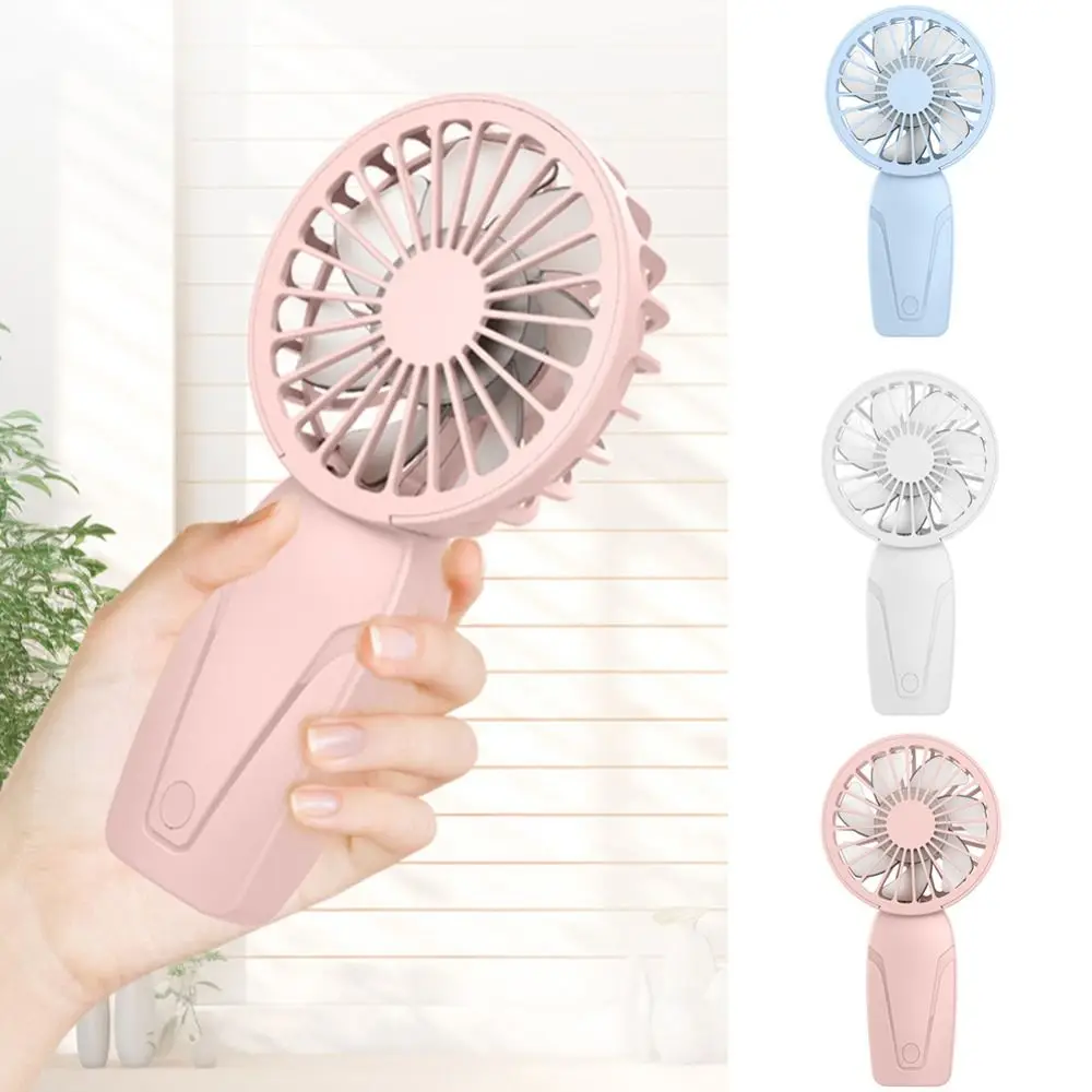 New Desktop Handheld Fan USB Charging Handheld Cooling Fan Outdoor Portable Electric Fan