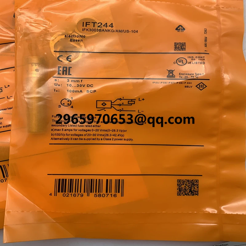 Original Ganzmetallsensor IEC211 IEC213 IEC214 IEC215 IEC216 IFT261 Auf Lager