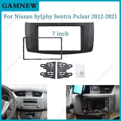 7 Inch Car Audio Panel Radio Frame Dash Kit For Nissan Sylphy Sentra Pulsar 2012 2013 2014 2015 2016 2017 2018 2019 2020 2021