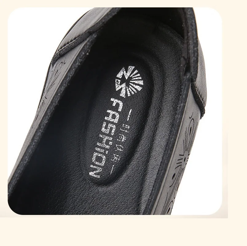 New Cut Out Flats Women's Summer Slip On Loafers Woman Microfiber Leather Moccasins Hollowed Office Shoes Ladies Elegant Flats image 5