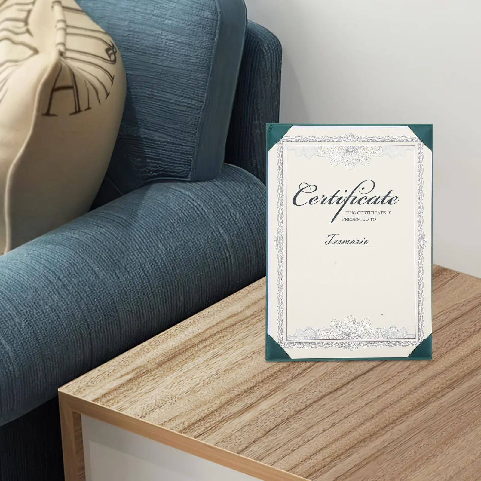 Diploma Certificate Covers Premium Waterproof Silk Cloth Paper Graduation Diploma Frame Display Holder for Certificates Degrees
