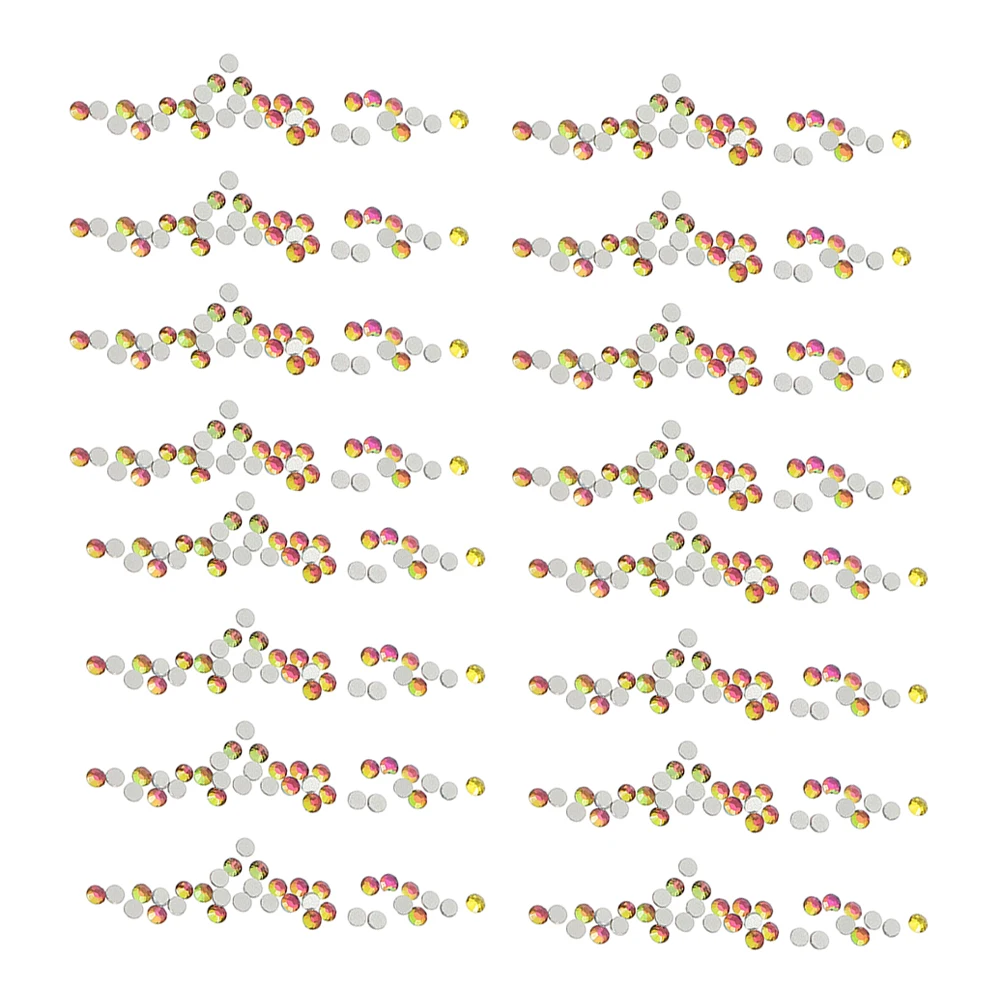 

2880Pcs Glass Rhinestones Multi Functional Nail Diamonds Rhinestones for Acrylic Nails Nail Art DIY Craft Rhinestone Decorations