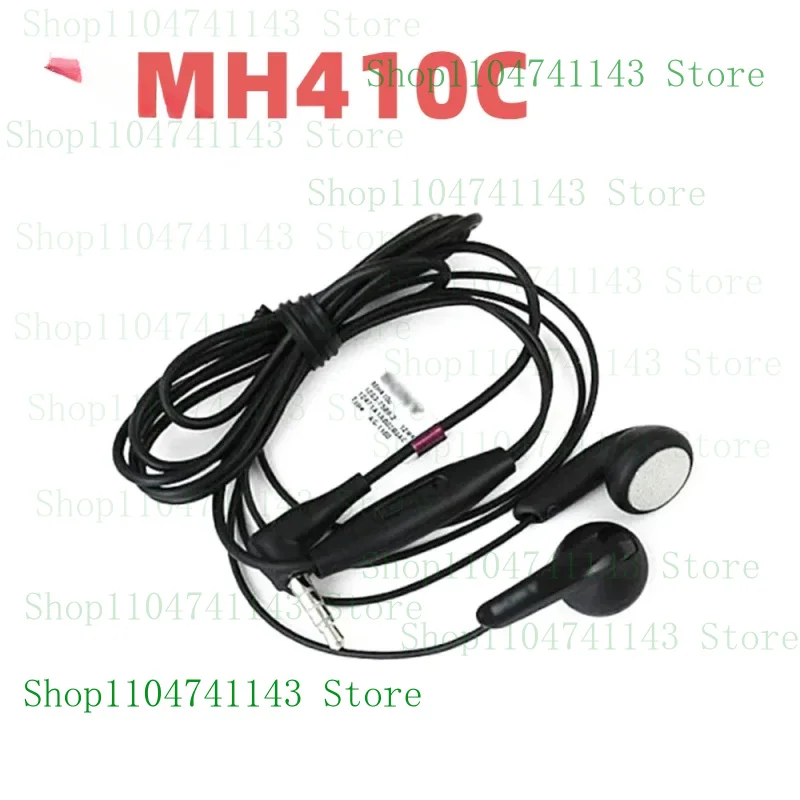 New Original for Sony MH410C Headset Earphone Earbud for Apple IPod IPhone MP3 MP4 Black Earbuds Earphones Microphone 3.5mm