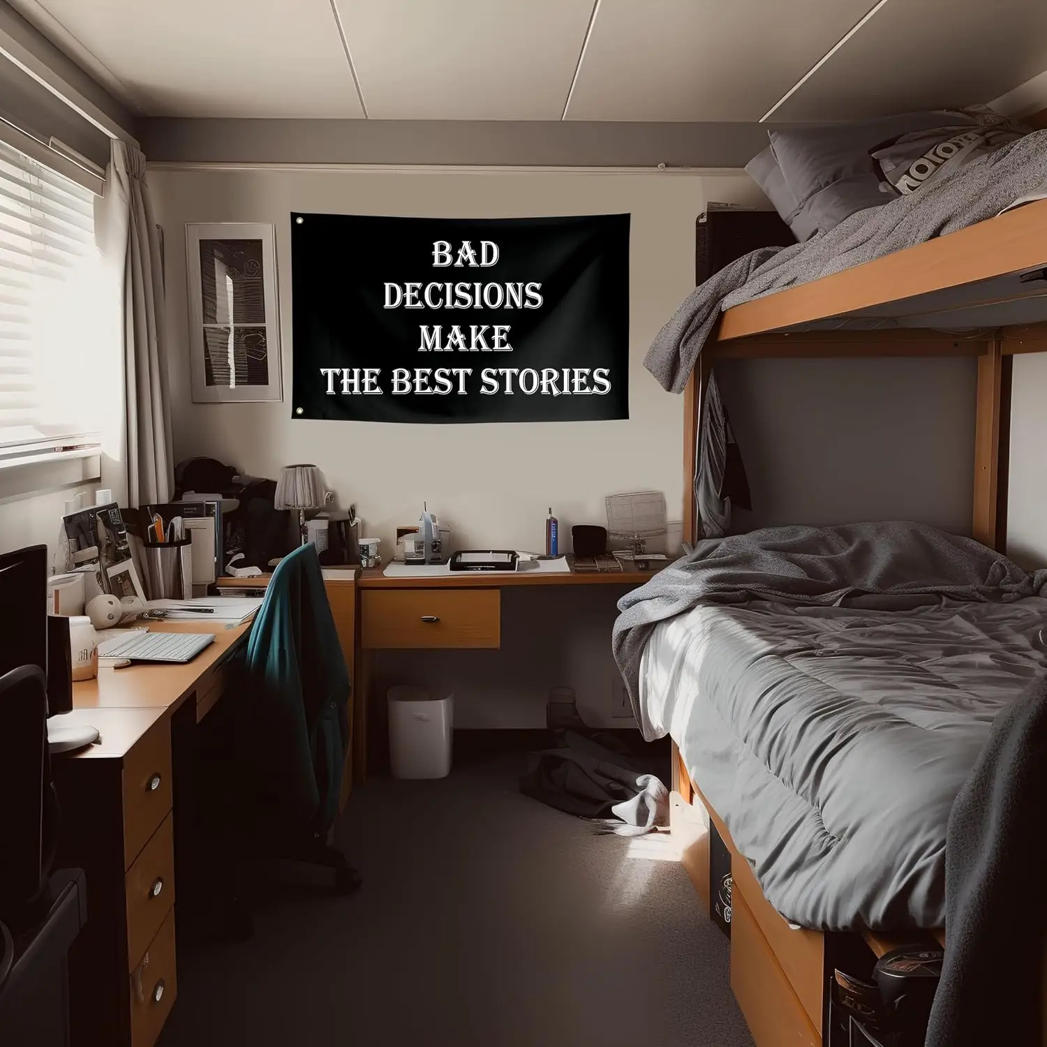 Flagicts 100% Polyester Bad Decisions Make The Best Stories Flag