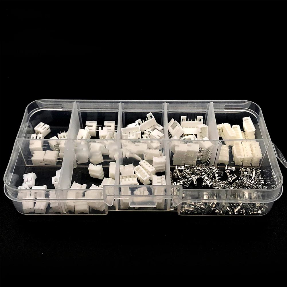 2 0mm For JST PH Connector Kit 230Pcs with 2/3/4/5 Pin Housings Suitable for Speakers Monitors and Circuit Boards