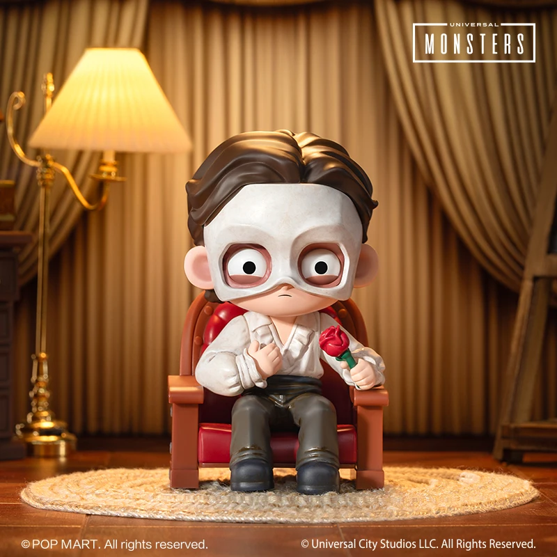 POP MART Série Universal Monstros Aliança Caixa Misteriosa, Caixa cega, Frankenstein Drácula, 1Pc, 9Pcs