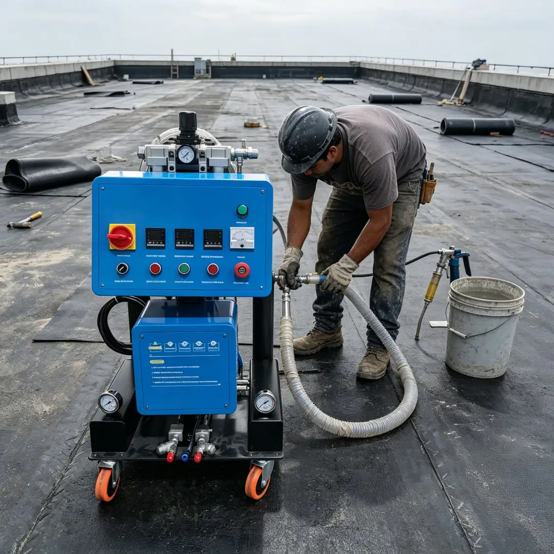Spray Foam Equipment for Factory Walls Clean Spray Control Customized Powerful Polyurea Coating Equipment Steady Production