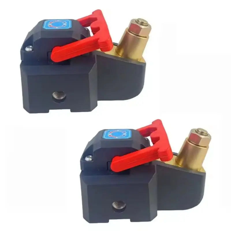 NEW HOT In Stock-Universal 12V-24V Battery Disconnect Switches(2 Pcs) Non-Slip Handle For Marine, RV Auto, Truck& Motorcycle App