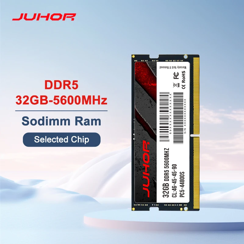 Memoria Ram per laptop JUHOR DDR5 16GB 32GB 5600MHz Sodimm Memoria Ram