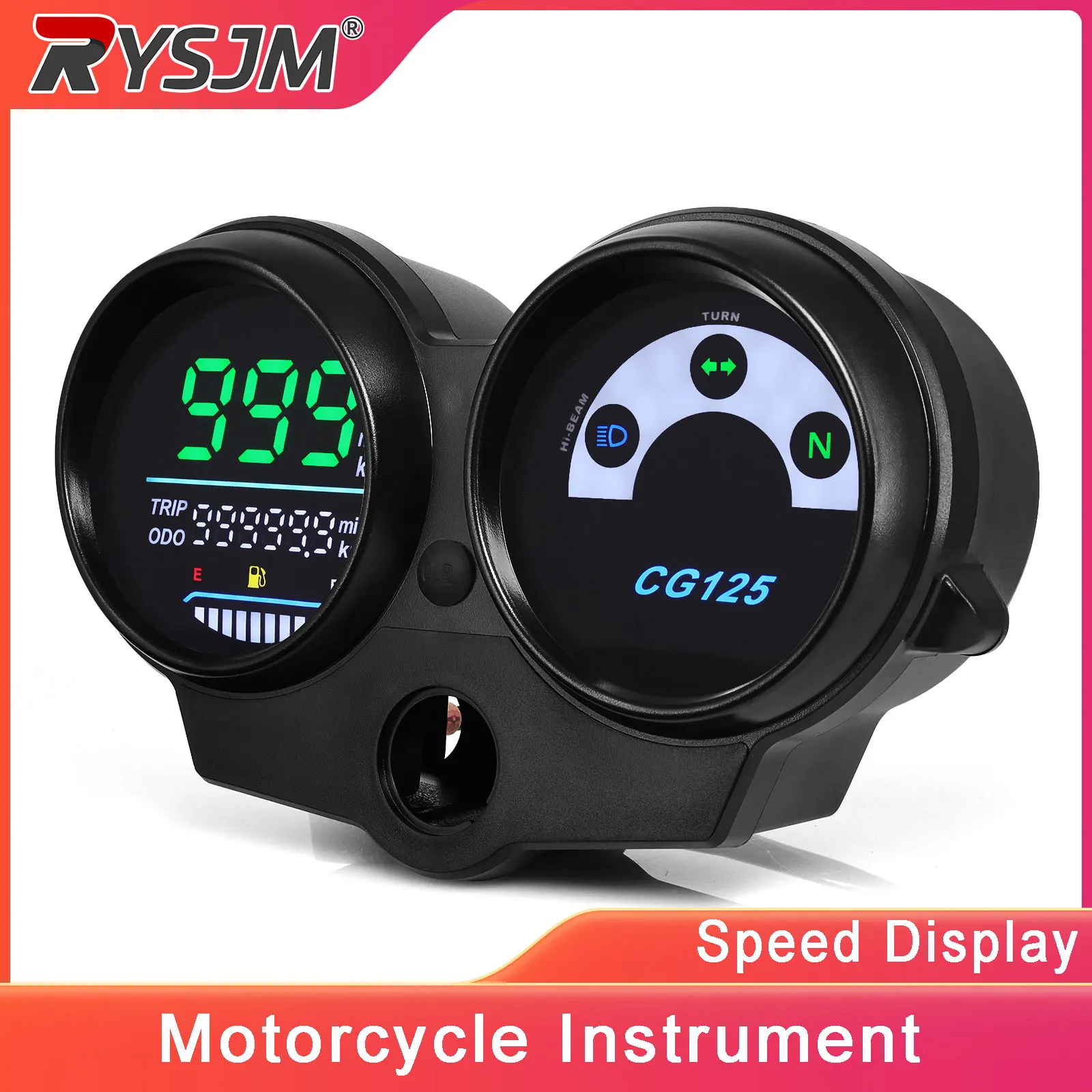 デジタルオートバイスピードメーターホンダ-cg125-2000-から-2008-ファン-125-タイタン-125-2013-ダッシュボードブラジルオートバイ走行距離計ディスプレイ