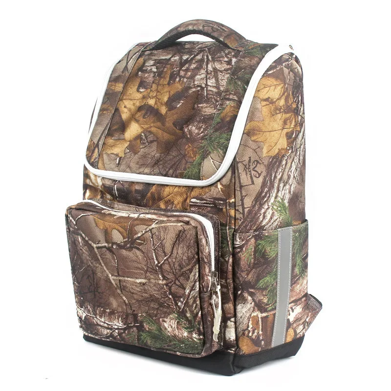 Outdoor Camping Hiking Canvas Waterfowl Camo Duck Waterfowl Resistant Chair Camouflage Waterproof Hunting Backpacks with Frame