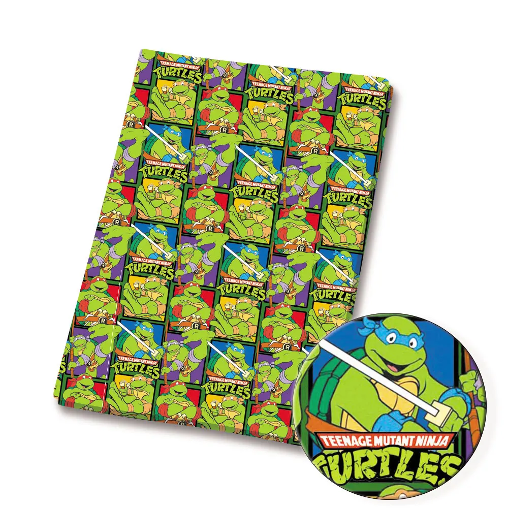 Tecido dos desenhos animados quente diy140 * 50cm costura artesanal retalhos acolchoado vestido de bebê casa folha tecido impresso costura crianças