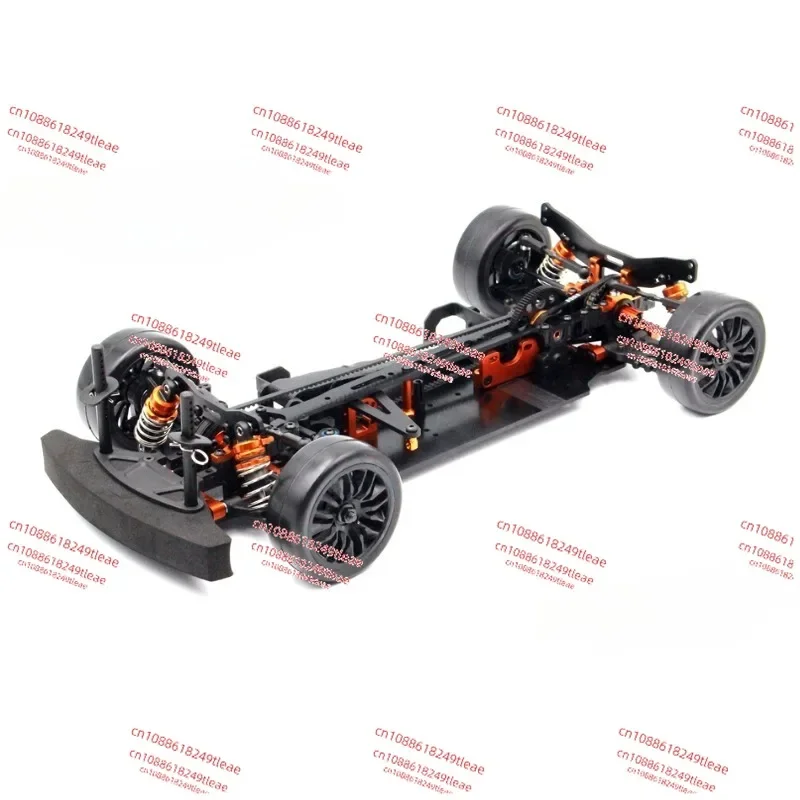 1/10 flat road electric trailer frame R2-G V2 middle rear four-wheel drive belt glass fiber RC model V2 version