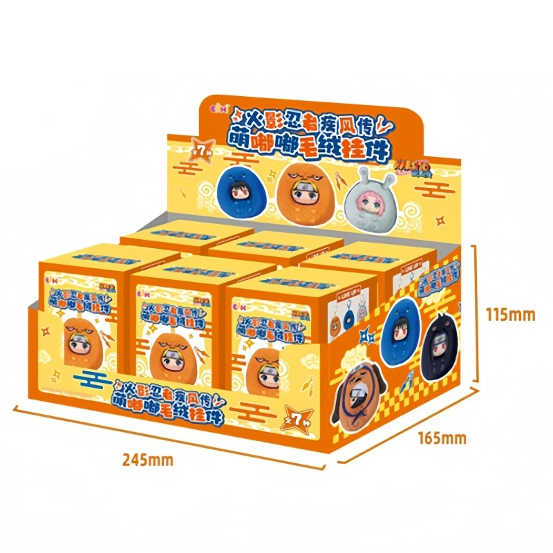 

EAKI официальная натуральная плюшевая слепая коробка Наруто игрушка фигурка модель аниме персонаж Саске Итачи кулон орнамент детский подарок