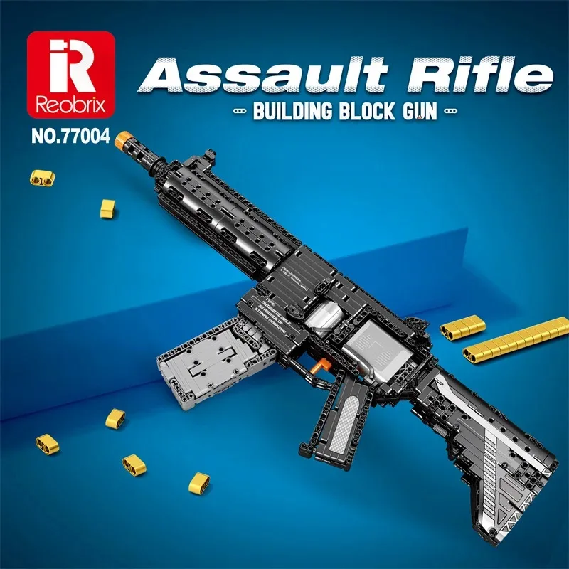 1101 個 M416 ライフルビルディングブロックモデル都市警察軍事武器シリーズ銃パズル組立レンガのおもちゃ男の子子供ギフト