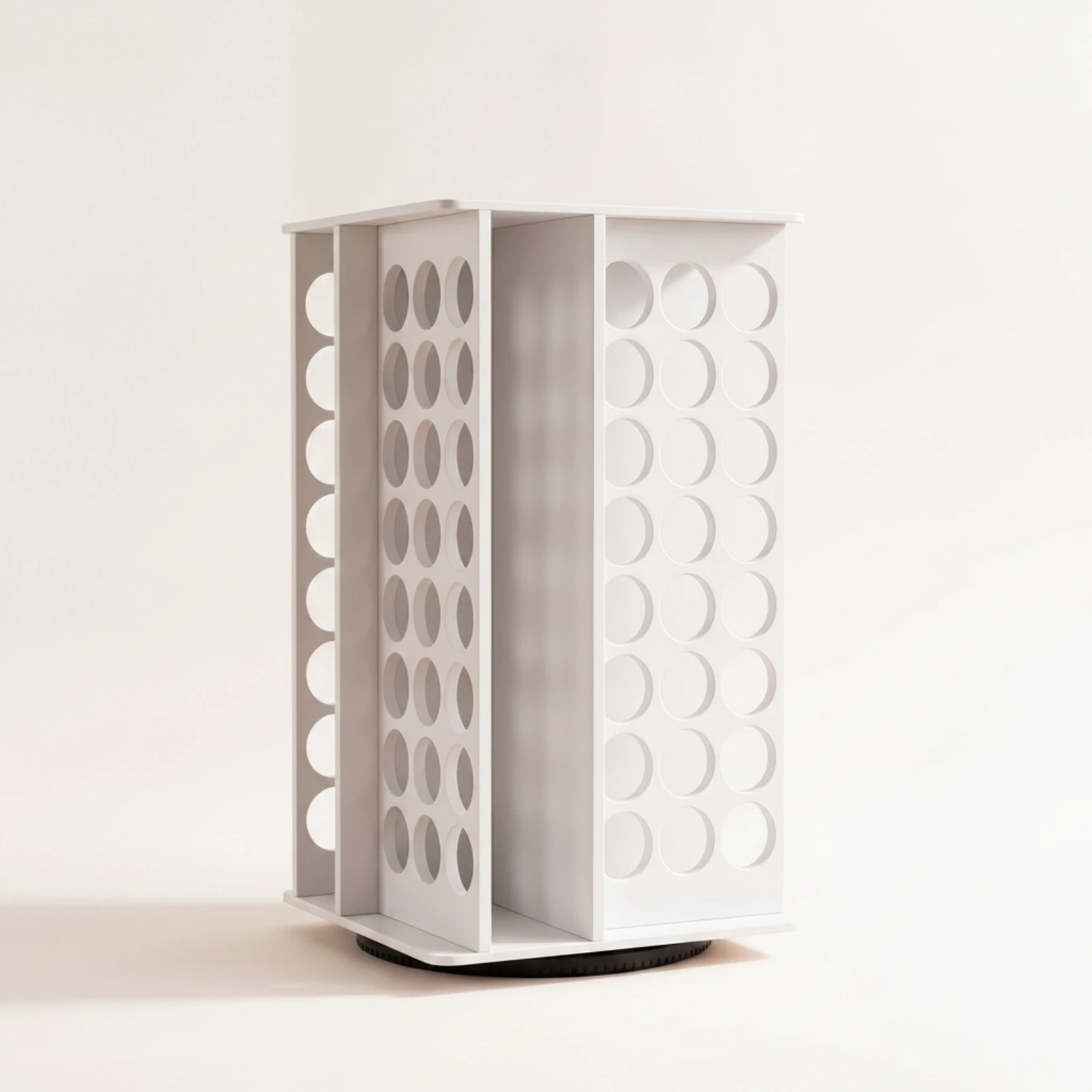 Craft Paint Holder Rack Space-Saving Desktop Paint-Bottle Storage Rack Six-Tier Vertical Craft Supply Organizer Compact Portable