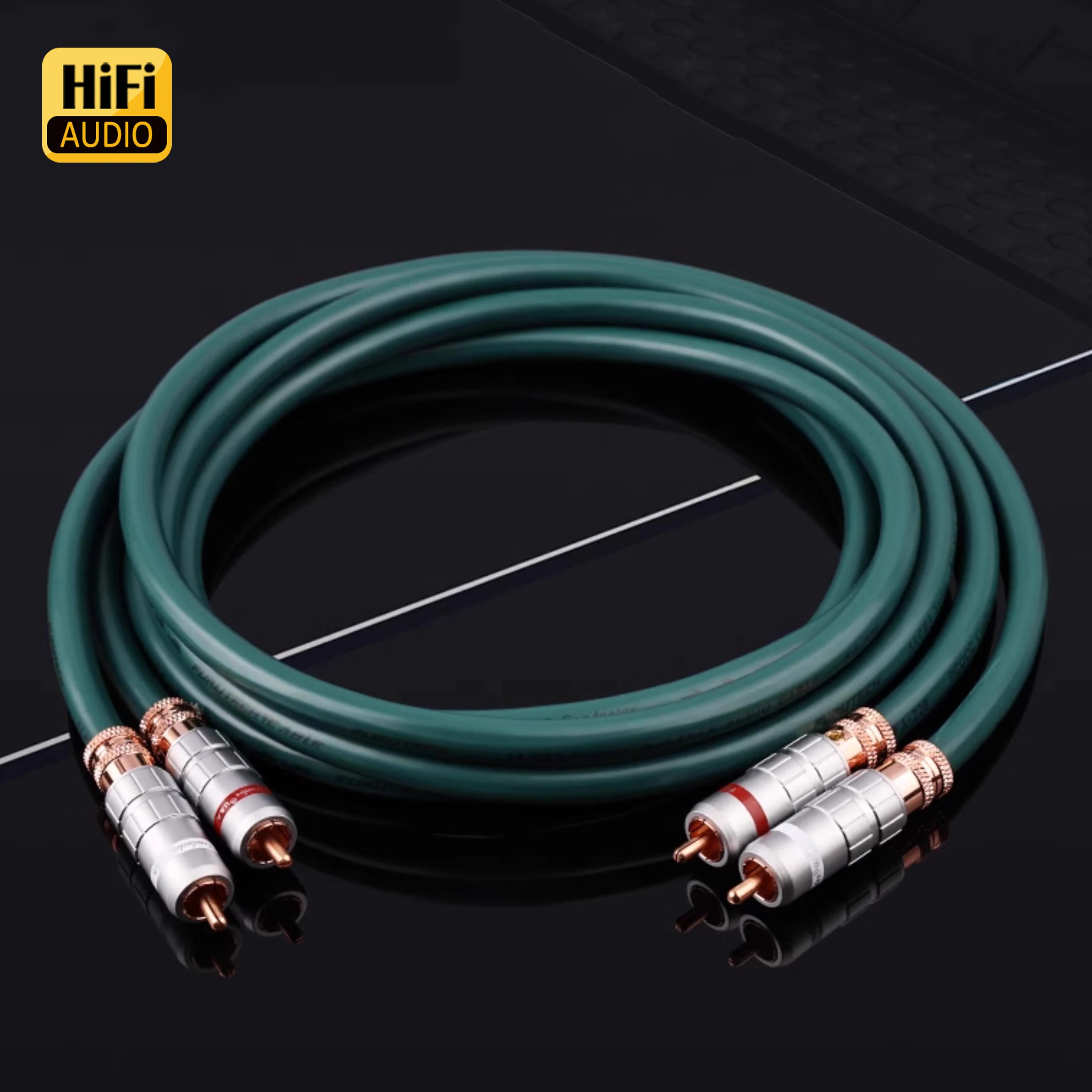 

Pair Furukawa FA-220 XLR Cable RCA Single Crystal Copper XLR balance cable for amplifier CD player Microphone Cable Mic Wire