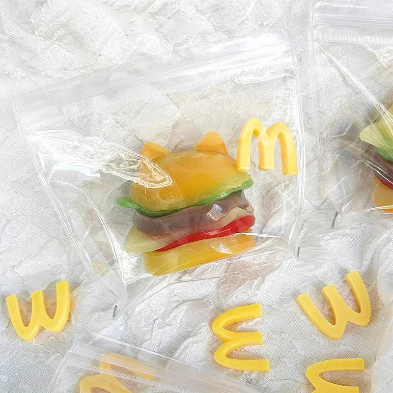 Tête de chat de dessin animé mignon, nourriture délicieuse, Hamburger, jouet TPR, anti-Stress, pincement, musique, Fidget, cadeaux d'anniversaire