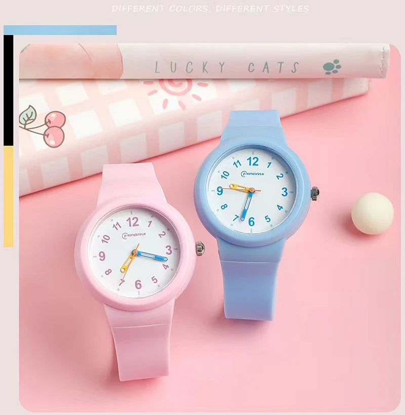 New Boys Girls Watch 30M Waterproof Quartz Chidlren Watch Blue Pink Digital Kids Sport Watches Alarm Clocks Gifts