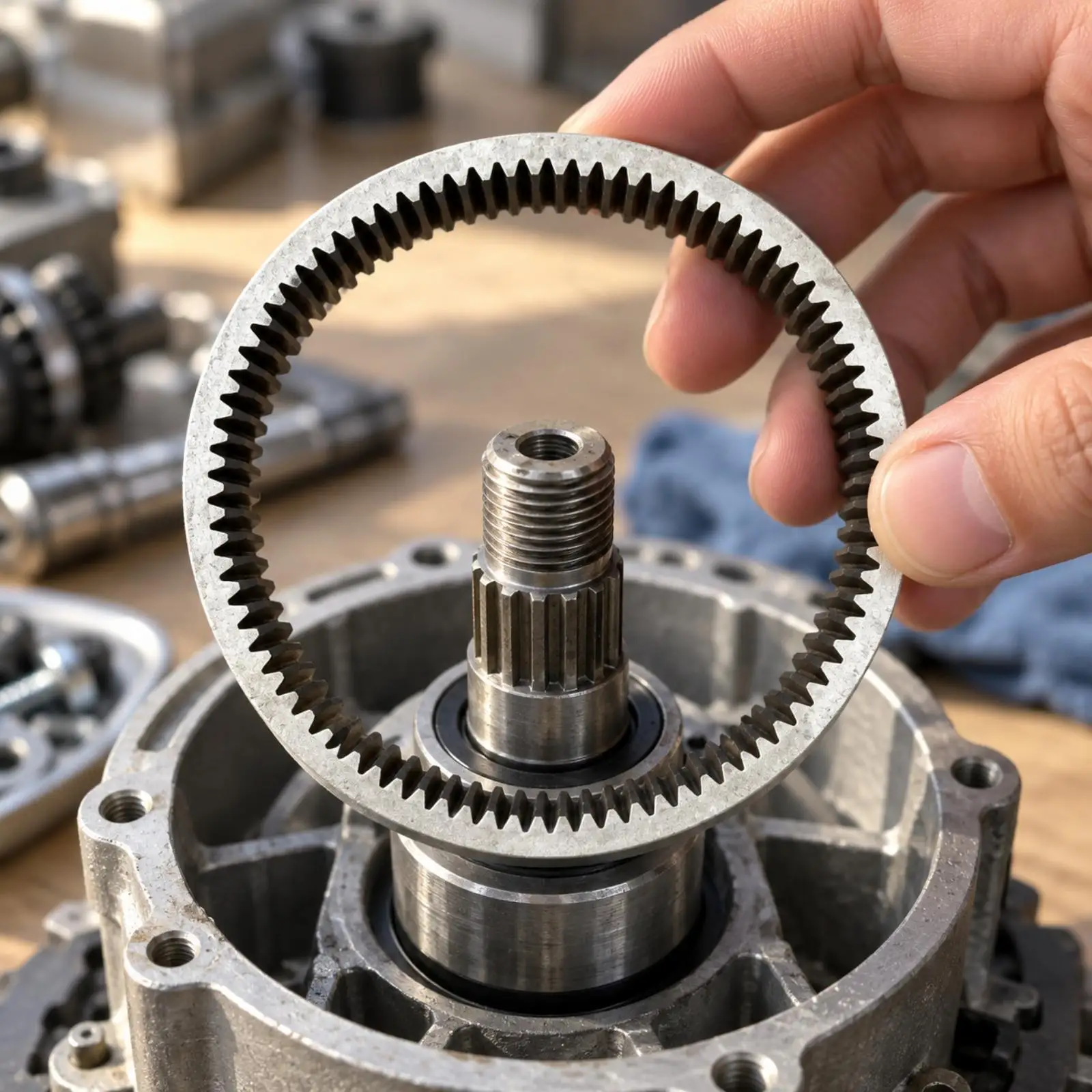 Internal Loop Gear 90-Tooth Reduction Gearbox Loop Gear 1.25 Module for Folding
