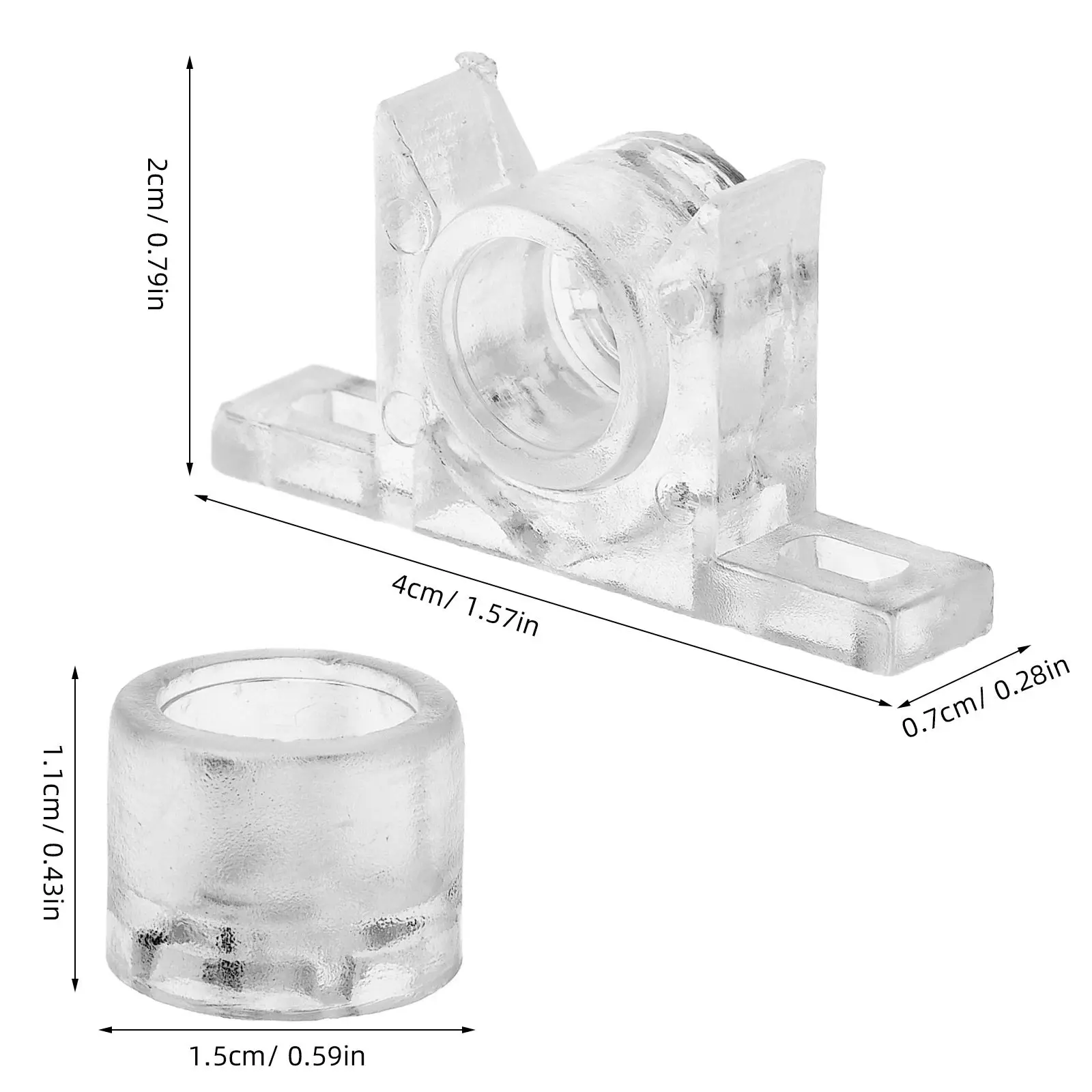 10Pcs Push Button Door Catch Cabinet Side Door Touch Latch Bead Buckle Lock Closet Drawer Closure Hardware Switch