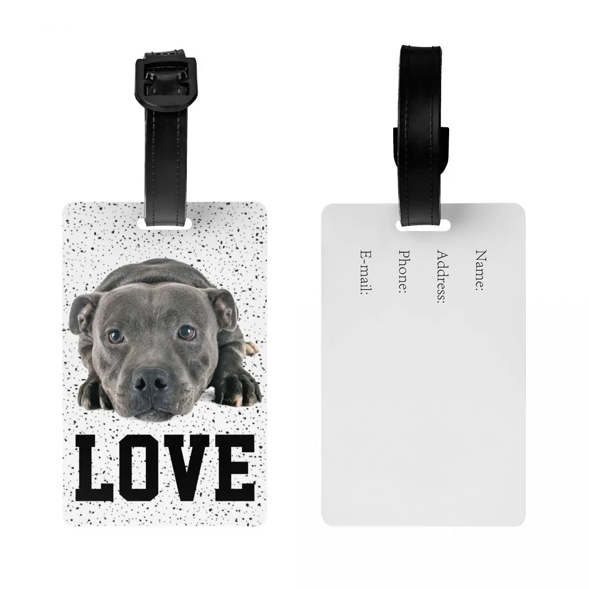 Bagagem Terrier Tags para Malas, Terrier Privacidade Capa, Nome ID Card