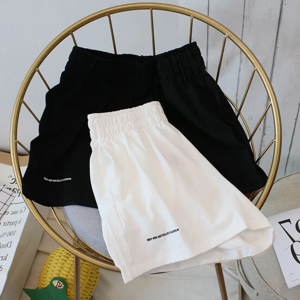 

High-waisted High-waisted Pants Summer Casual Simple Casual Sports Shorts Elastic Student Sweatpants