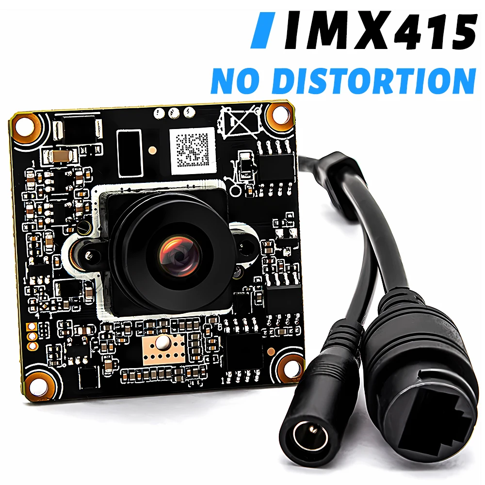 

WGWK 4K IP Camera Module Sony IMX415 SSC339G 8MP 3.0mm 89° No Distortion Lens Low illuminance RTSP P2P Onvif Security Protection